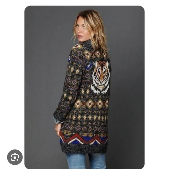 Jackson Rowe Multicolor Patterned Cardigan - Picture 3 of 7